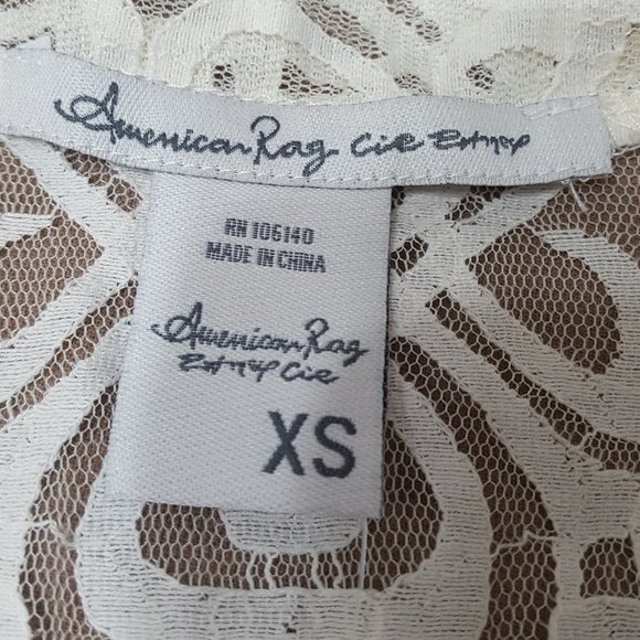 NWT American Rag Cie Women´s Ivory Dress, Size XS - Picture 8 of 16